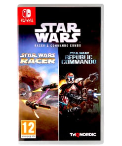 dwie gry nintendo switch star wars: episode i racer / star wars republic commando