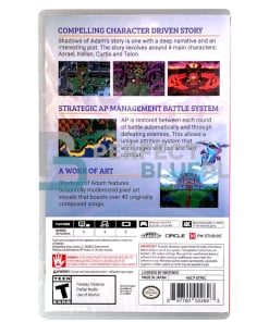 gra nintendo switch shadows of adam / ed. limitowana / import usa