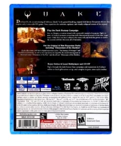 gra ps4 / ps5 / quake / limited run! / import usa