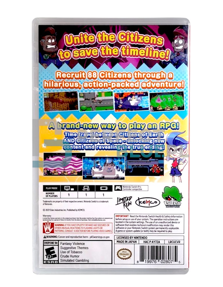 gra nintendo switch citizens unite!: earth x space / limited run! / import usa