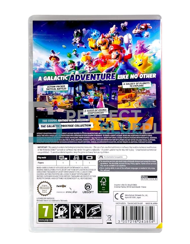 gra nintendo switch mario + rabbids sparks of hope cosmic edition