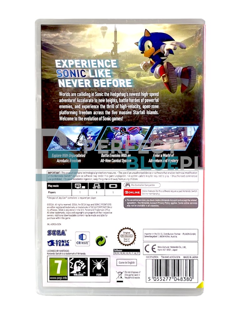 gra nintendo switch sonic frontiers