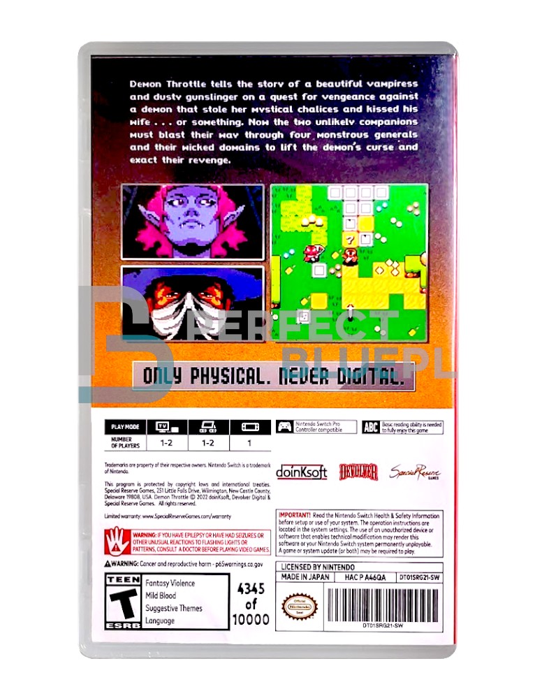 Gra Nintendo Switch Demon Throttle / Special Reserve Games