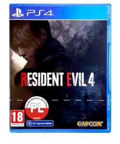 gra ps4 / + ps5 upgrade / resident evil 4 remake / okładka ang