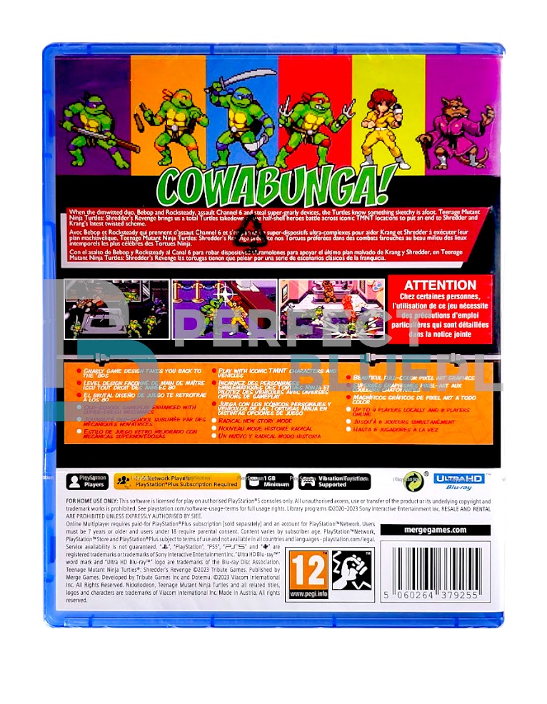 gra ps5 teenage mutant ninja turtles: shredder's revenge