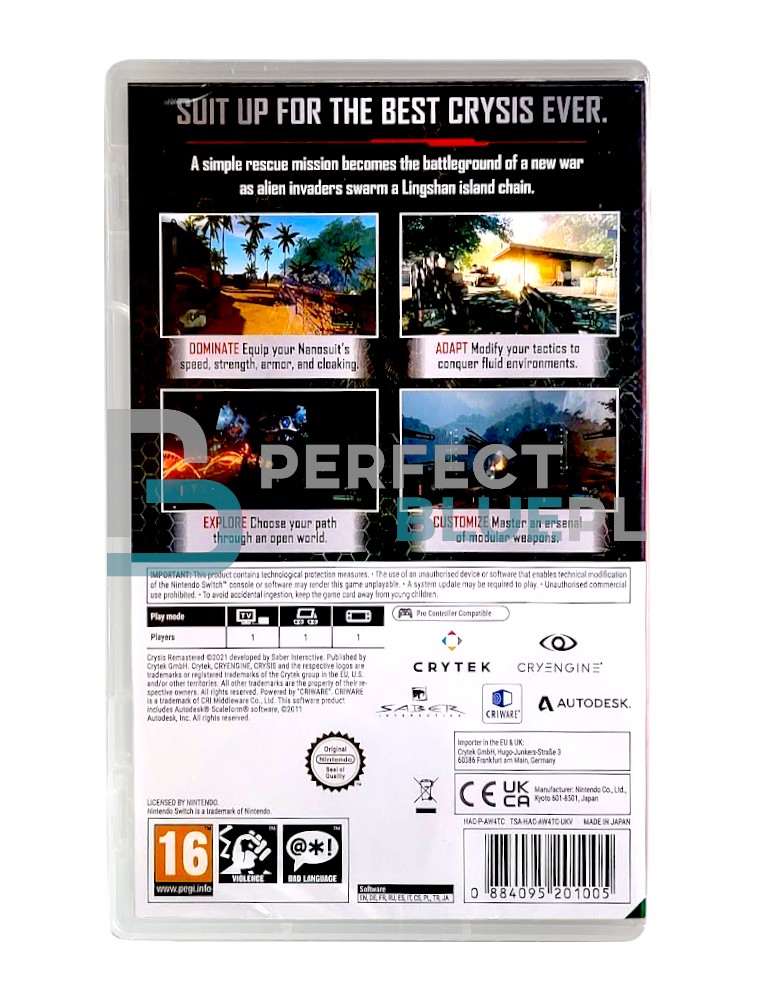 gra nintendo switch crysis remastered