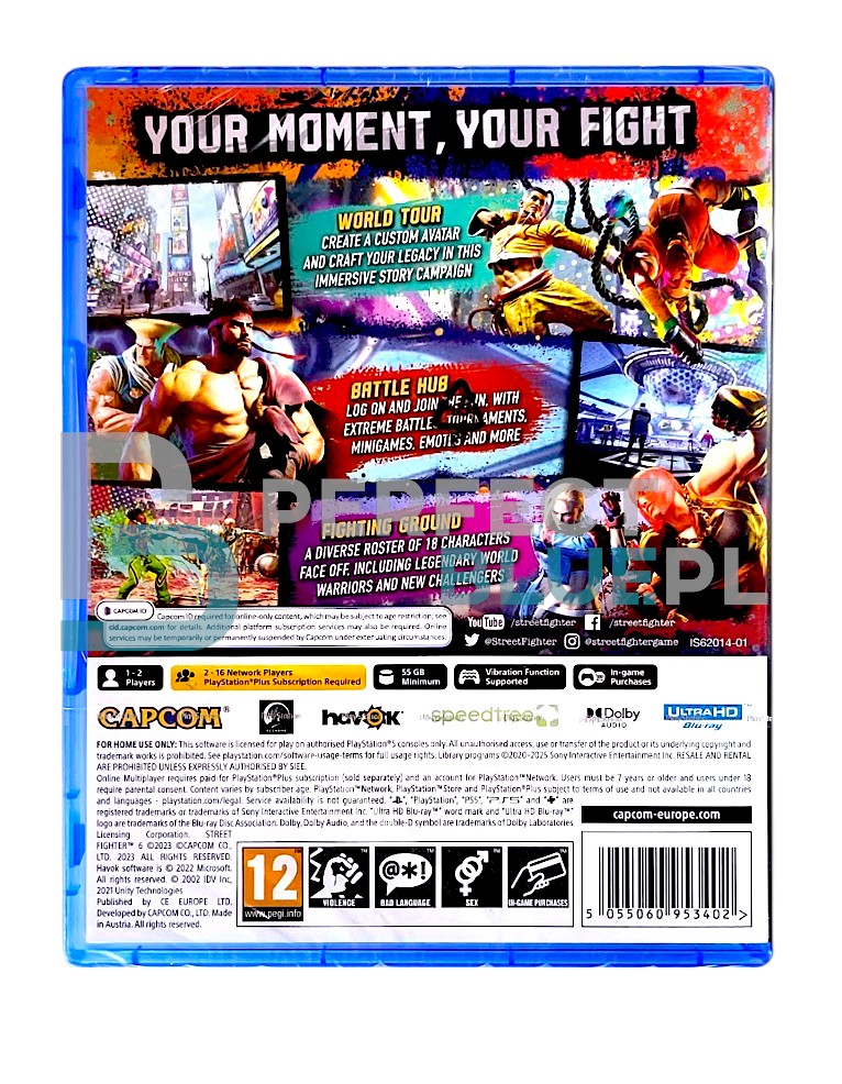 gra ps5 street fighter 6 / eng cover