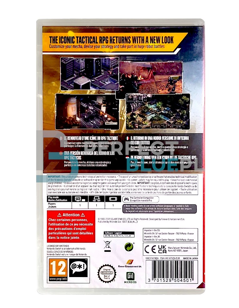 gra nintendo switch front mission 1st: remake