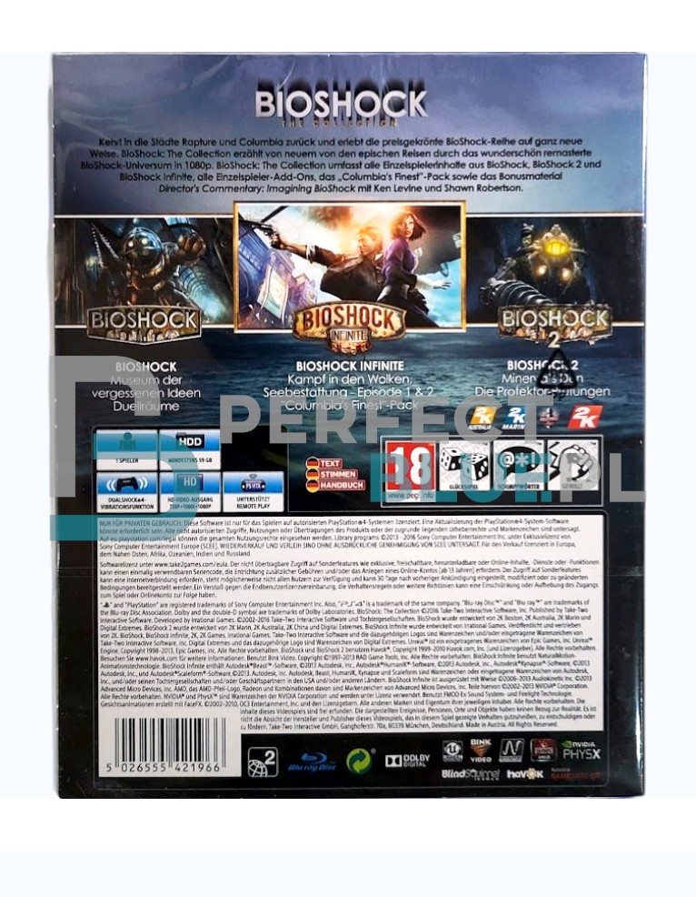 gra ps4 / ps5 / bioshock the collection / kolekcja / de