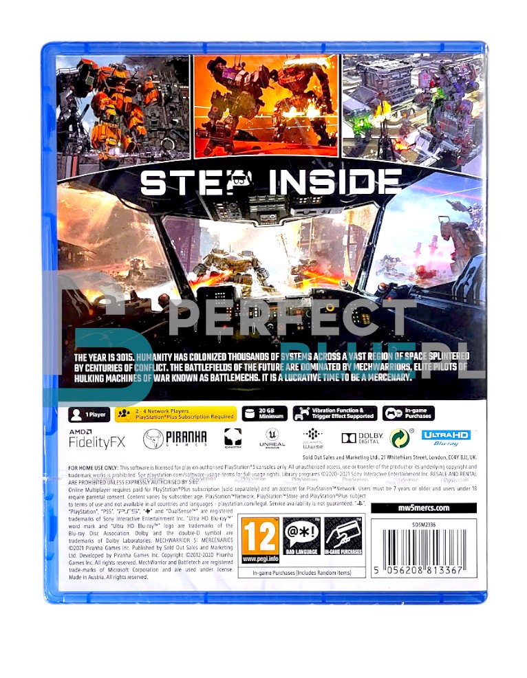 gra ps5 mechwarrior 5: mercenaries