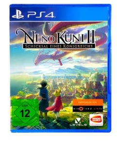 gra ps4 / ps5 / ni no kuni ii: revenant kingdom / okładka niemiecka / język w grze angielski