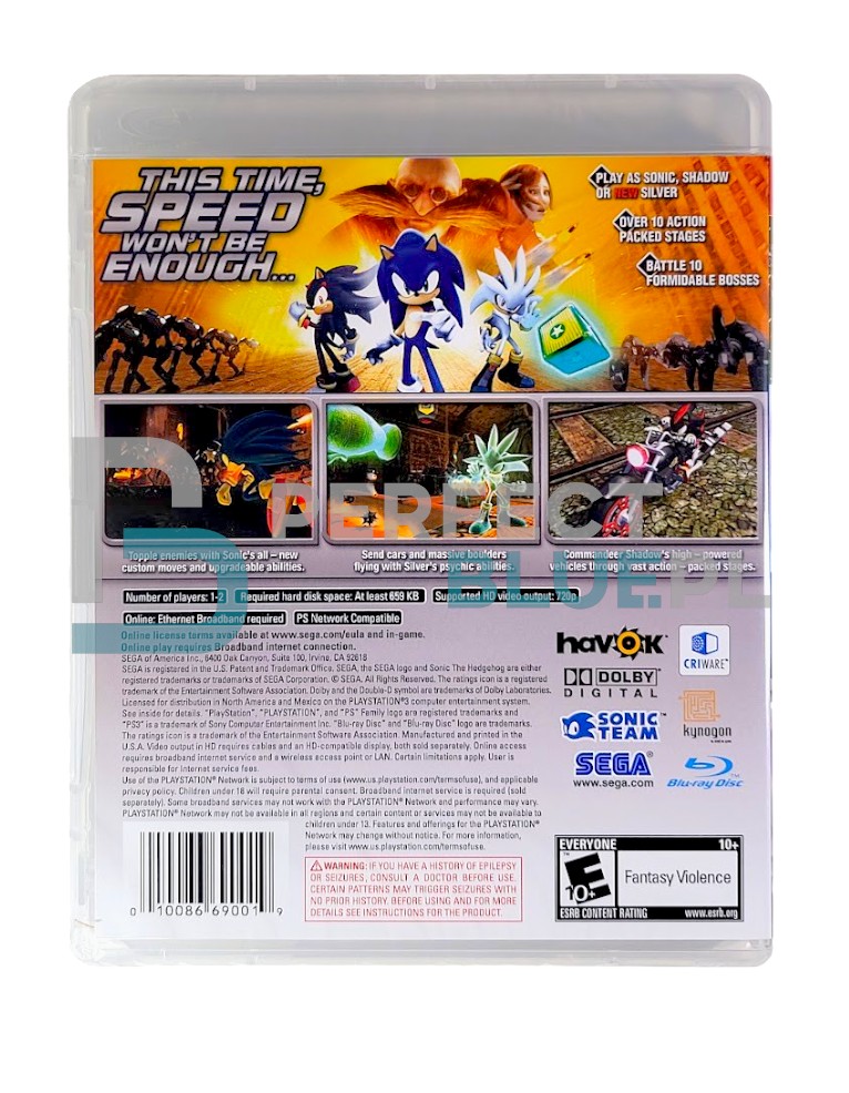 gra ps3 sonic the hedgehog / us