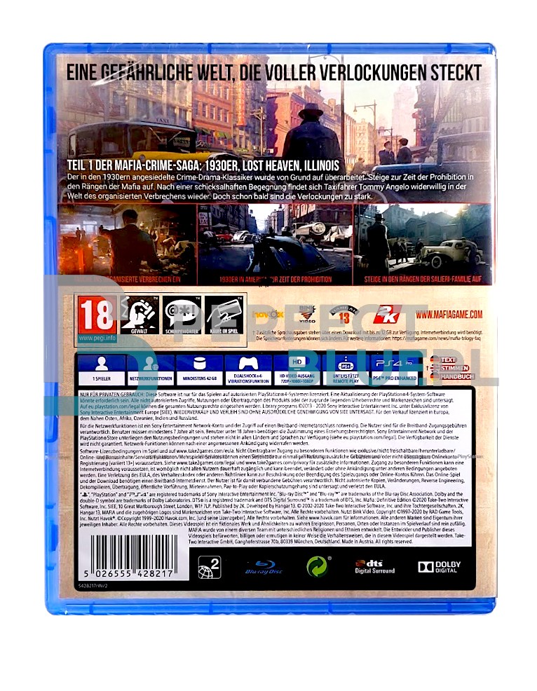 gra ps4 / ps5 / mafia: definitive edition