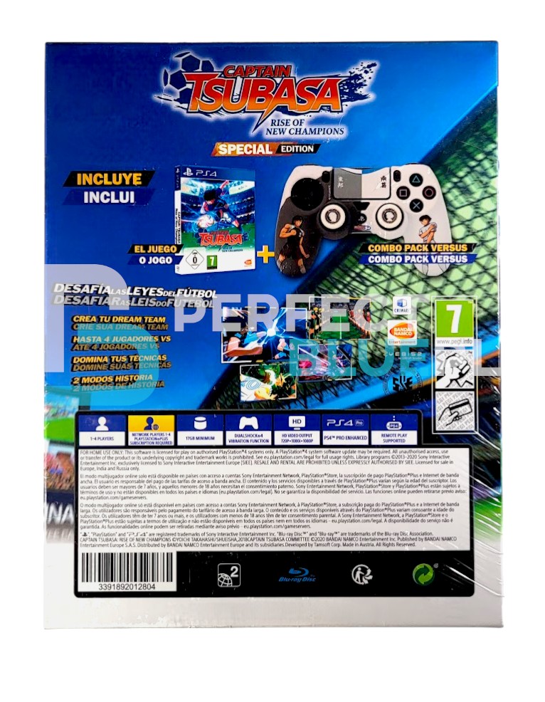 gra ps4 / ps5 / captain tsubasa: rise of new champions special edition / es, pt