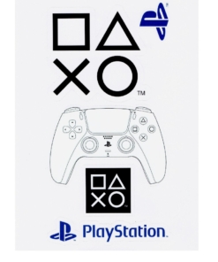 naklejki dekoracyjne playstation tech / 26 szt.