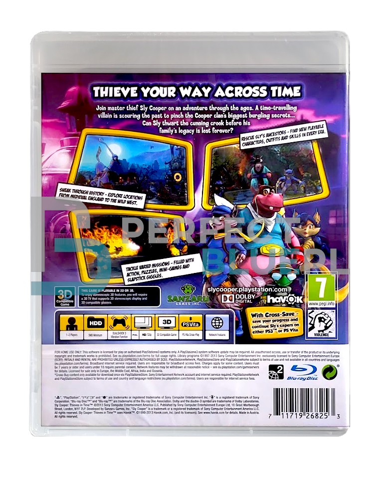 gra ps3 sly cooper: thieves in time / en