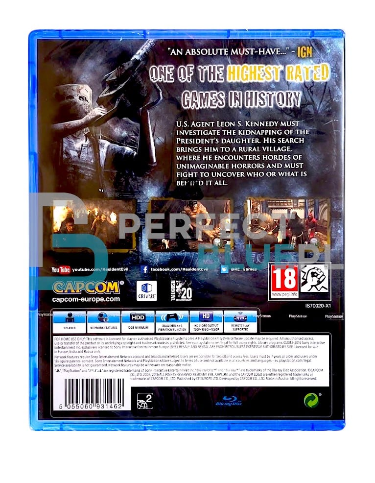 gra ps4 / ps5 / resident evil 4 hd / en