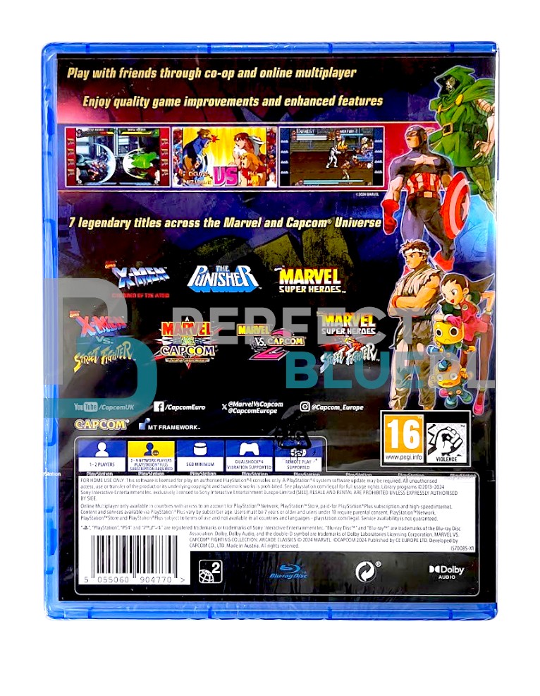 gra ps4 / ps5 / marvel vs. capcom fighting collection: arcade classics