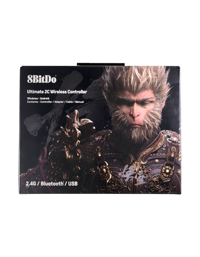 8bitdo pad / ultimate 2c / 2.4g wireless controller / bezprzewodowy / pc / black myth wukong