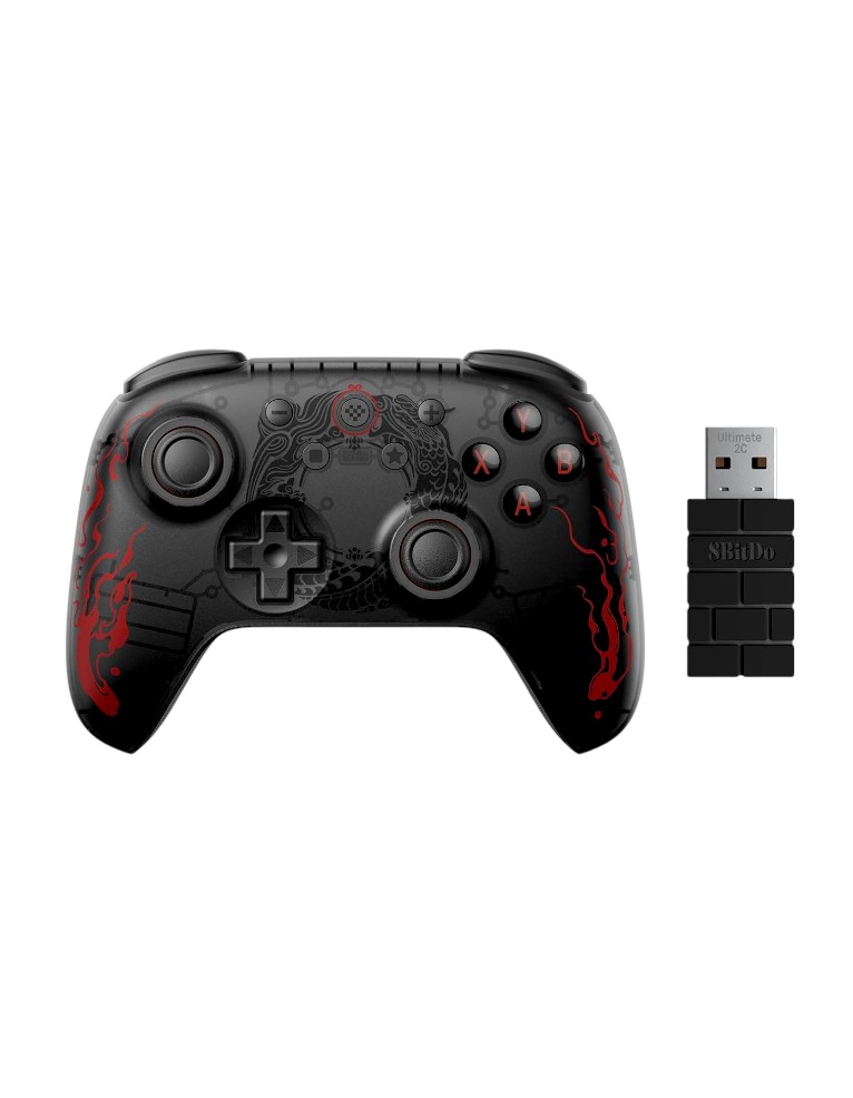 8bitdo pad / ultimate 2c / 2.4g wireless controller / bezprzewodowy / pc / black myth wukong