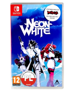 gra nintendo switch neon white + plakat / eng