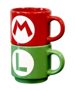 zestaw 2 kubków super mario / mario & luigi