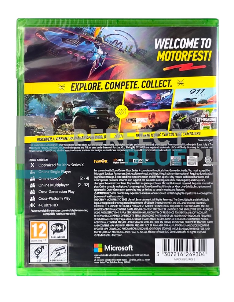 gra xbox one / xbox series x upgrade / the crew motorfest cross gen bundle