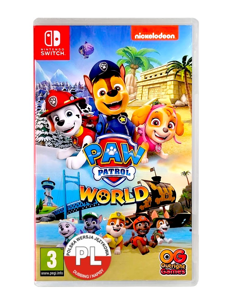 gra nintendo switch paw patrol world / Świat psiego patrolu