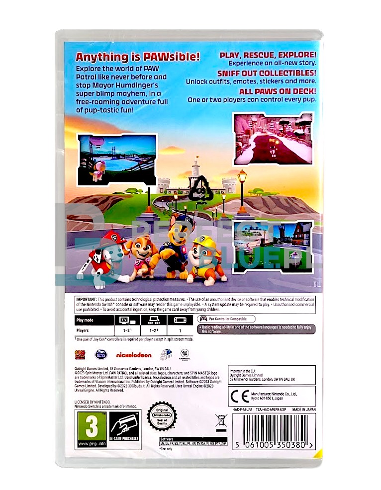 gra nintendo switch paw patrol world / Świat psiego patrolu