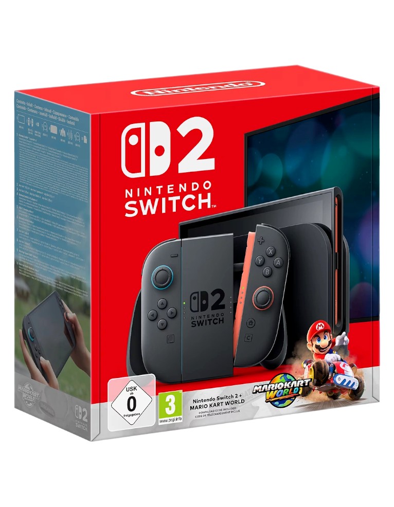 konsola nintendo switch 2 + gra mario kart world (na kodzie)