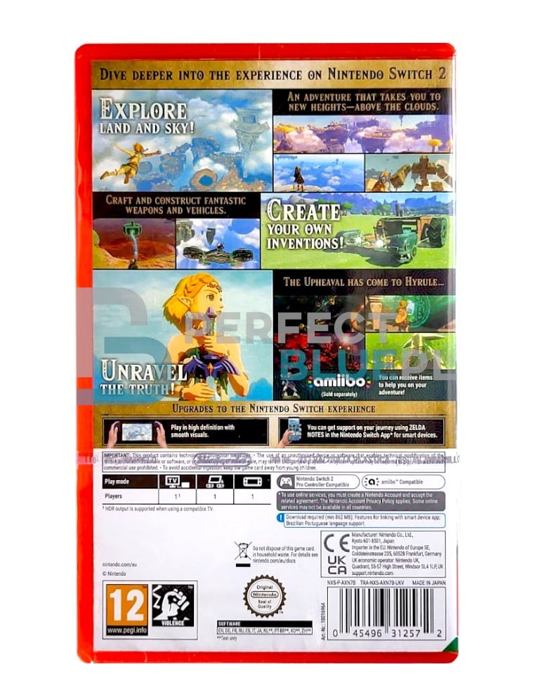 gra nintendo switch / switch 2 / the legend of zelda: tears of the kingdom
