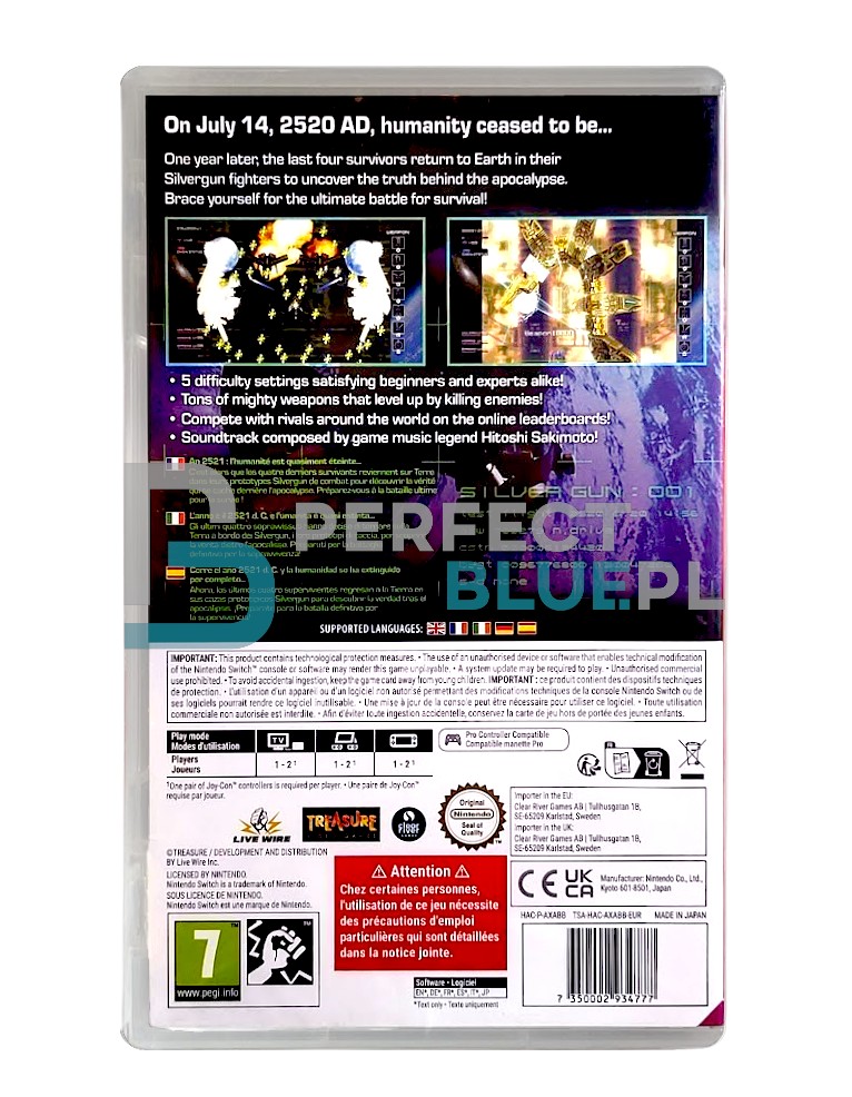 gra nintendo switch radiant silvergun