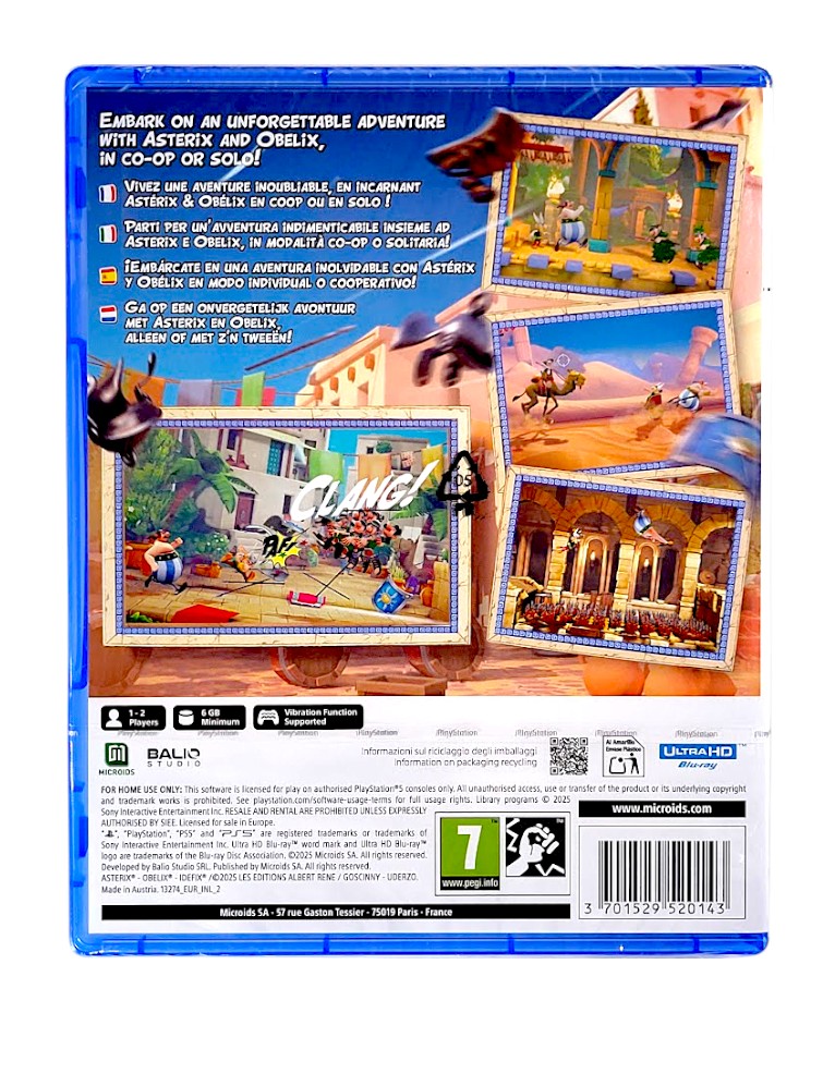 gra ps5 asterix & obelix mission babylon