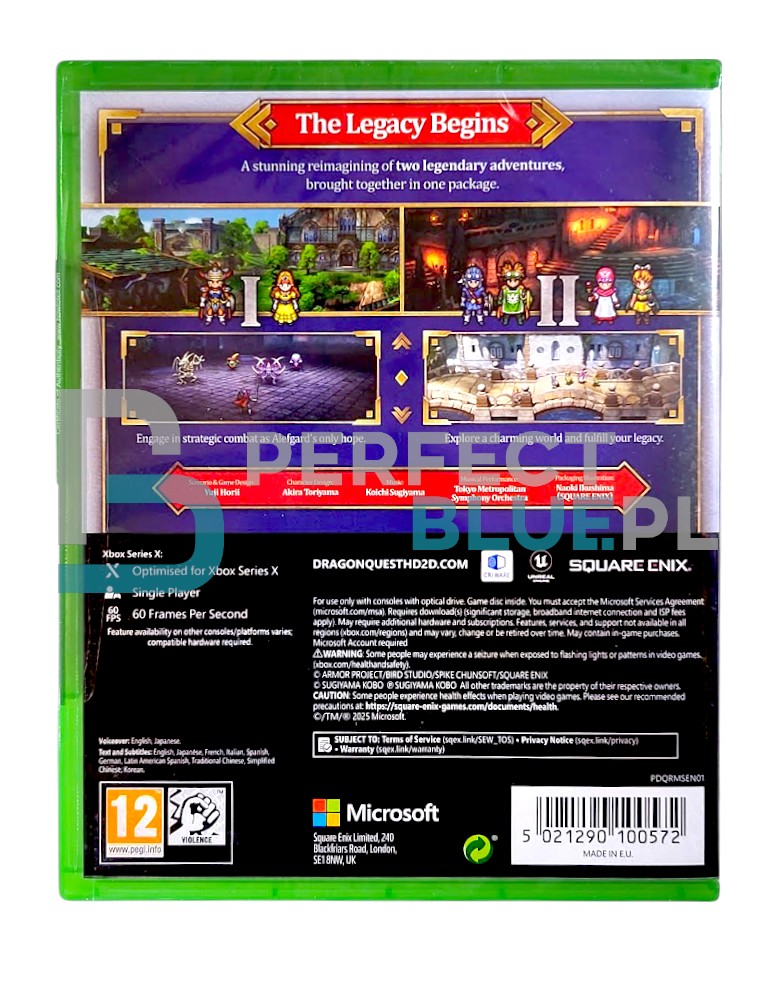 gra xbox series x dragon quest i & ii hd 2d remake / edycja standardowa