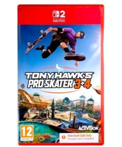 gra nintendo switch 2 tony hawk's pro skater 3 + 4 / edycja standardowa / kod w pudełku