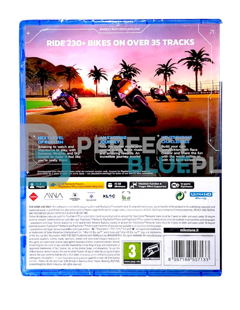 gra ps5 ride 5 day one edition