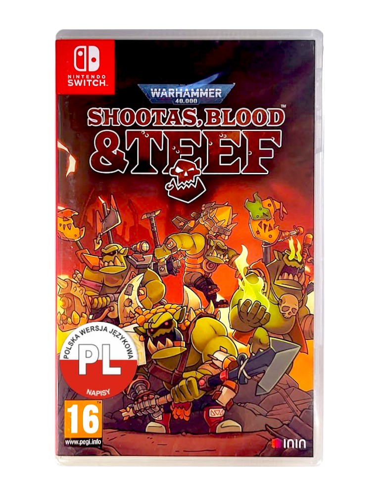 gra nintendo switch warhammer 40,000: shootas, blood & teef