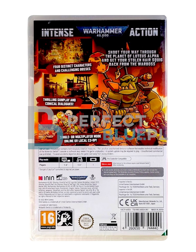 gra nintendo switch warhammer 40,000: shootas, blood & teef