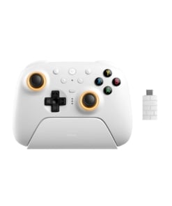 8bitdo pad / ultimate 2 wireless controller / bezprzewodowy / pc / biały / + podstawka