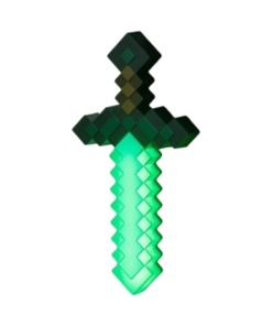 lampka Ścienna minecraft diamentowy miecz