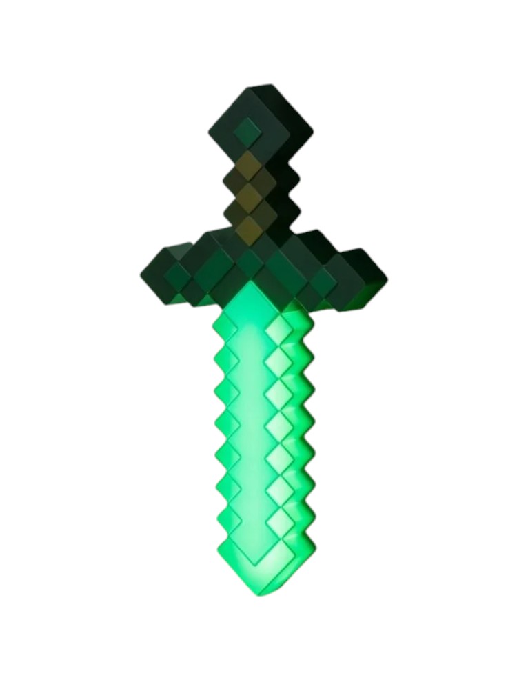 lampka Ścienna minecraft diamentowy miecz