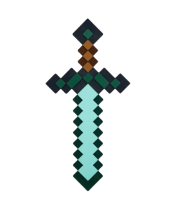 lampka Ścienna minecraft diamentowy miecz