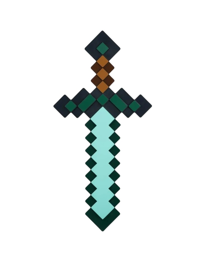 lampka Ścienna minecraft diamentowy miecz