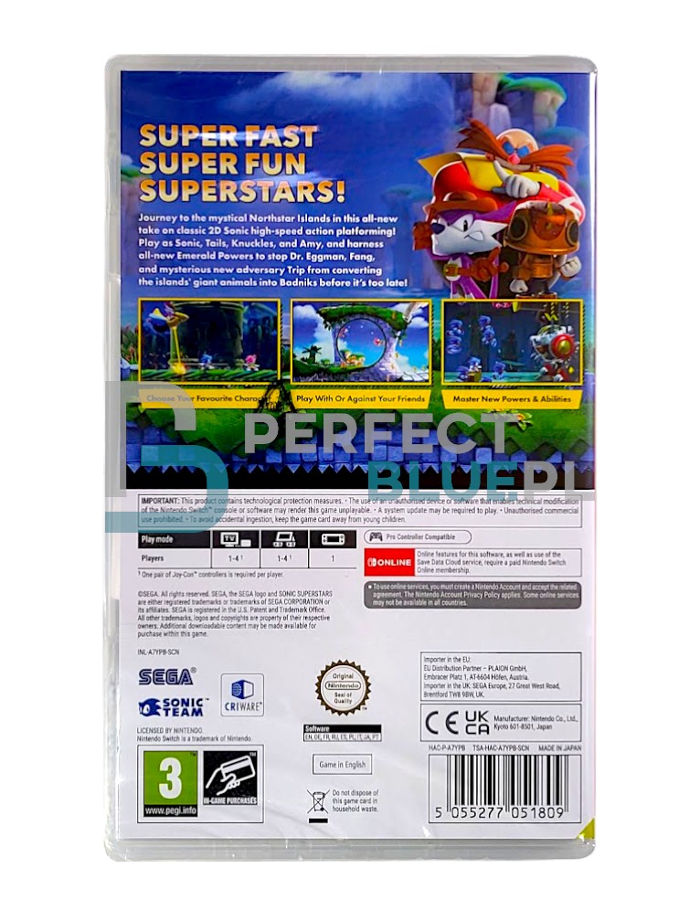 gra nintendo switch sonic superstars