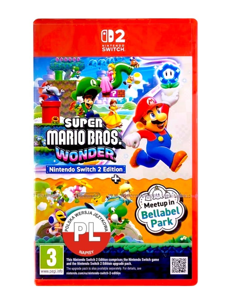 gra nintendo switch 2 super mario bros. wonder + meetup in bellabel park / + bonusy!