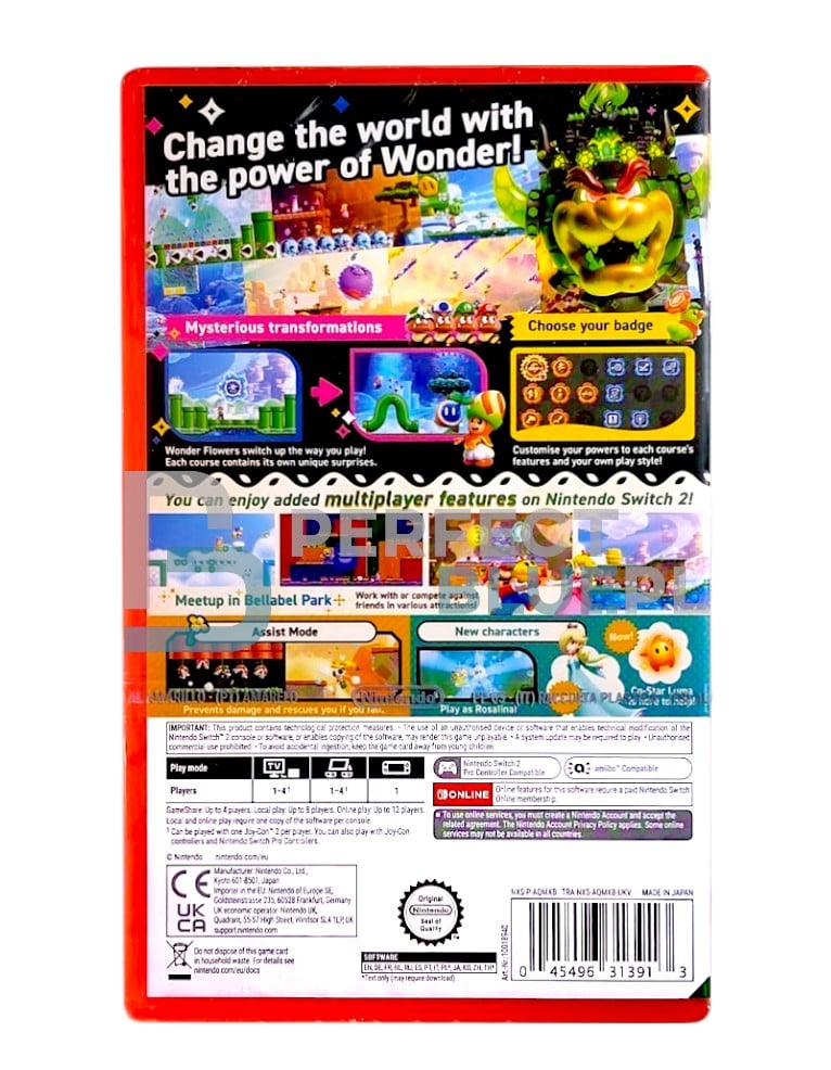 gra nintendo switch 2 super mario bros. wonder + meetup in bellabel park / + bonusy!