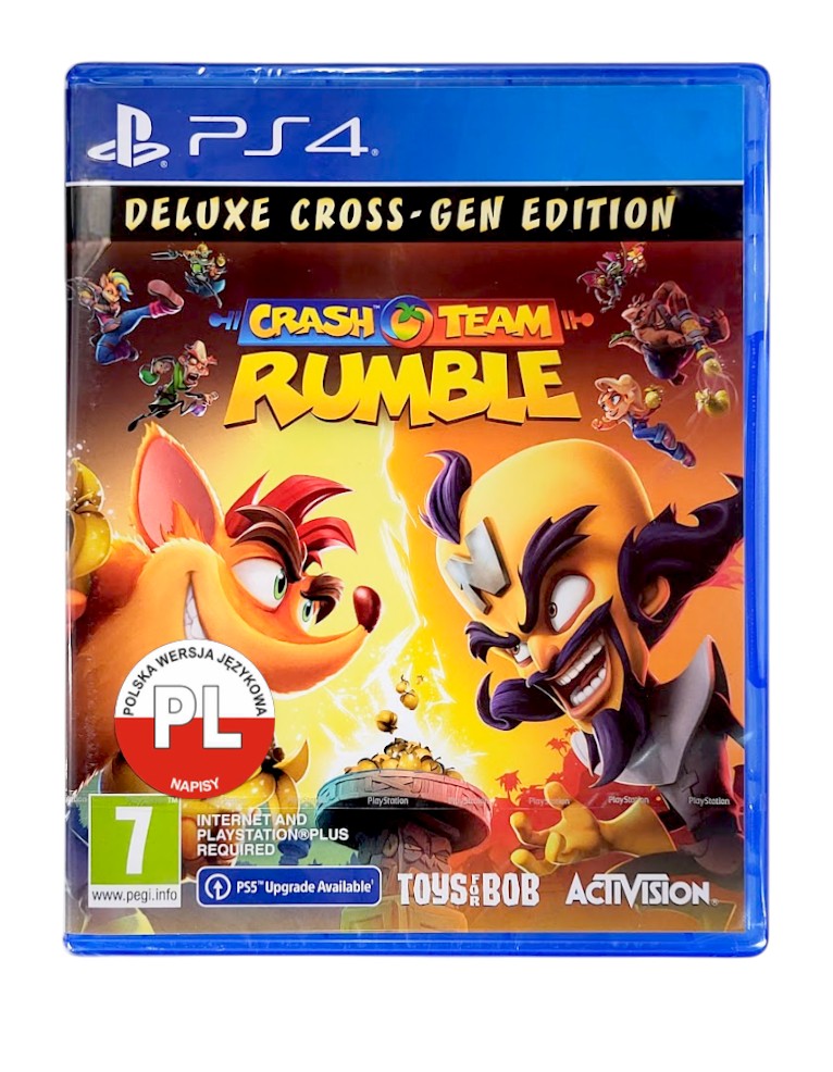 gra ps4 / + ps5 upgrade / crash team rumble deluxe edition / it (kopia)