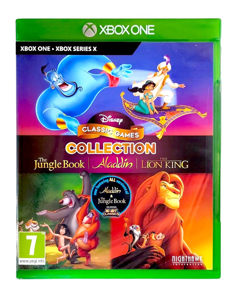 gra xbox one / xbox series x / the jungle book / aladdin / the lion king / disney classic games collection