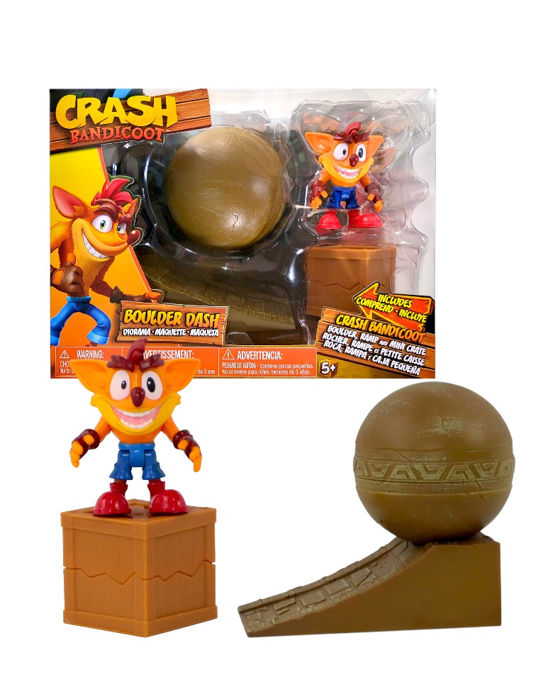 figurka crash bandicoot boulder dash