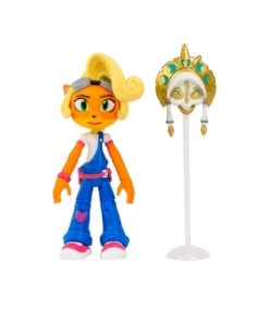 figurka crash bandicoot coco + maska kupunawa / wave 1